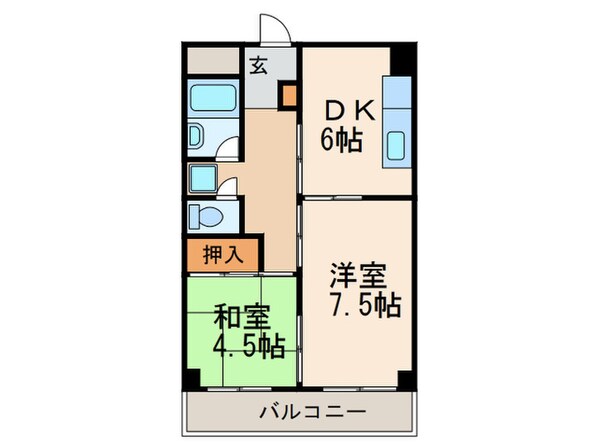 めぞん平成の物件間取画像